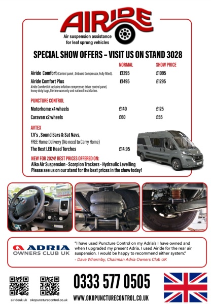 Puncture Control Offer to Club Adria Members 